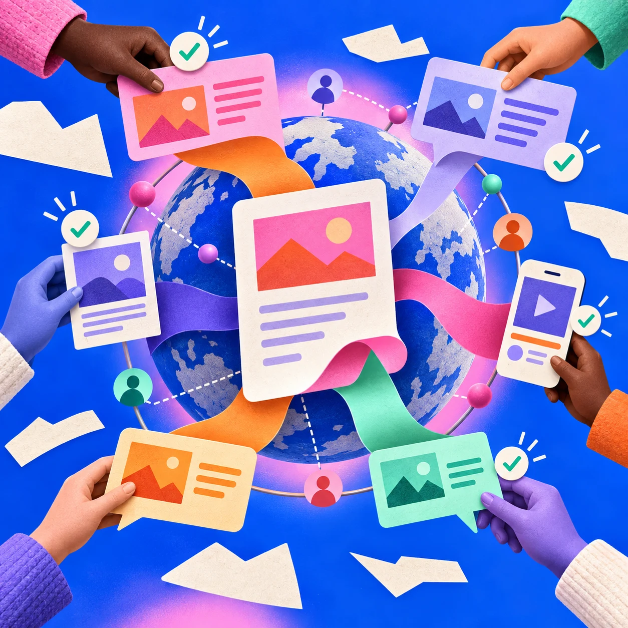 A single campaign adapting across languages and markets